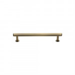 M Marcus Heritage Brass Hexagon Design Cabinet Pull with Rose 96mm Centre to Centre